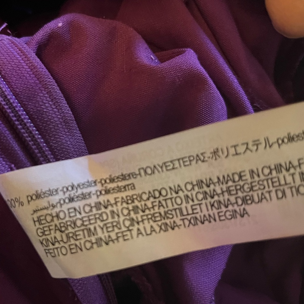 Zara Purple Velvet Blouse - Picture 4 of 8